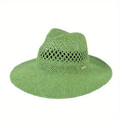 Bohemian Crochet Sun Hat Western Cowgirl Straw Hat