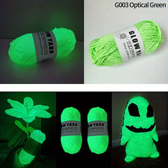 Glow In The Dark Yarn for DIY Knitting Luminous Yarn 50g