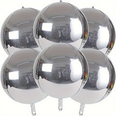 5pcs 4D Foil Balloons 55 88 Cm Round Balloons for Wedding Birthday
