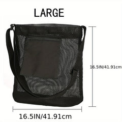 Mesh Clear Mushroom Bag Large Capacity Foraging Pouch