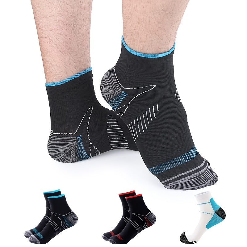 Men's Comp. Socks Breathable Comfortable Sweat Absorbing Sport Socks