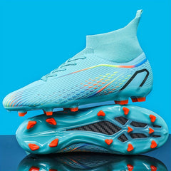 High Top Non Slip Football Cleat spikes Outdoor Soccer Shoes