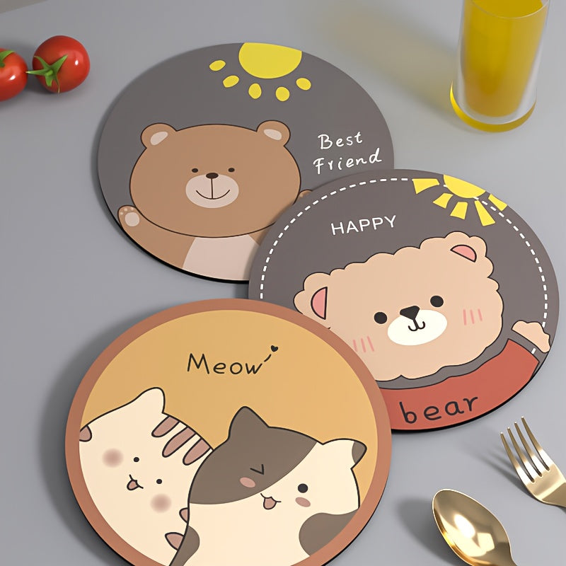Cartoon Silicone Pad Heat Resistant Pot Holder
