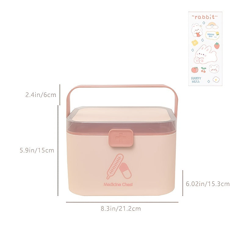 Medicine Storage Case Large Capacity First Aid Box