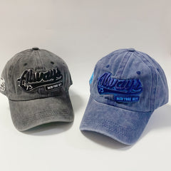 Retro Adjustable Baseball Hat Four Seasons Washable Shade Hat