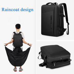 18 Cm Laptop Backpack Raincoat Male Bag USB Recharging Anti-thief Travel