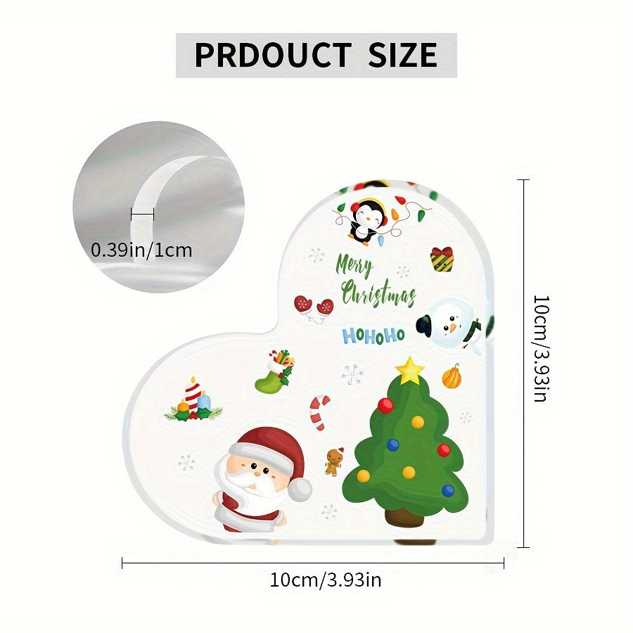 Christmas Acrylic Love Decoration - Party Wedding Room Decor