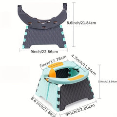 Portable Potty Training Seat For Toddlers Foldable Baby Travel Potty