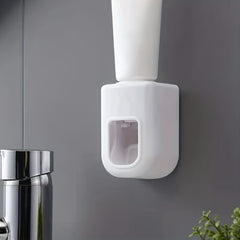 Automatic Toothpaste Squeezer Holder Dispenser Wall Mounted Bathroom