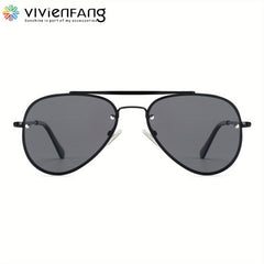 Men's Polarized Aviator Sunglasses UV400 Eye Protection with Glasses Bag