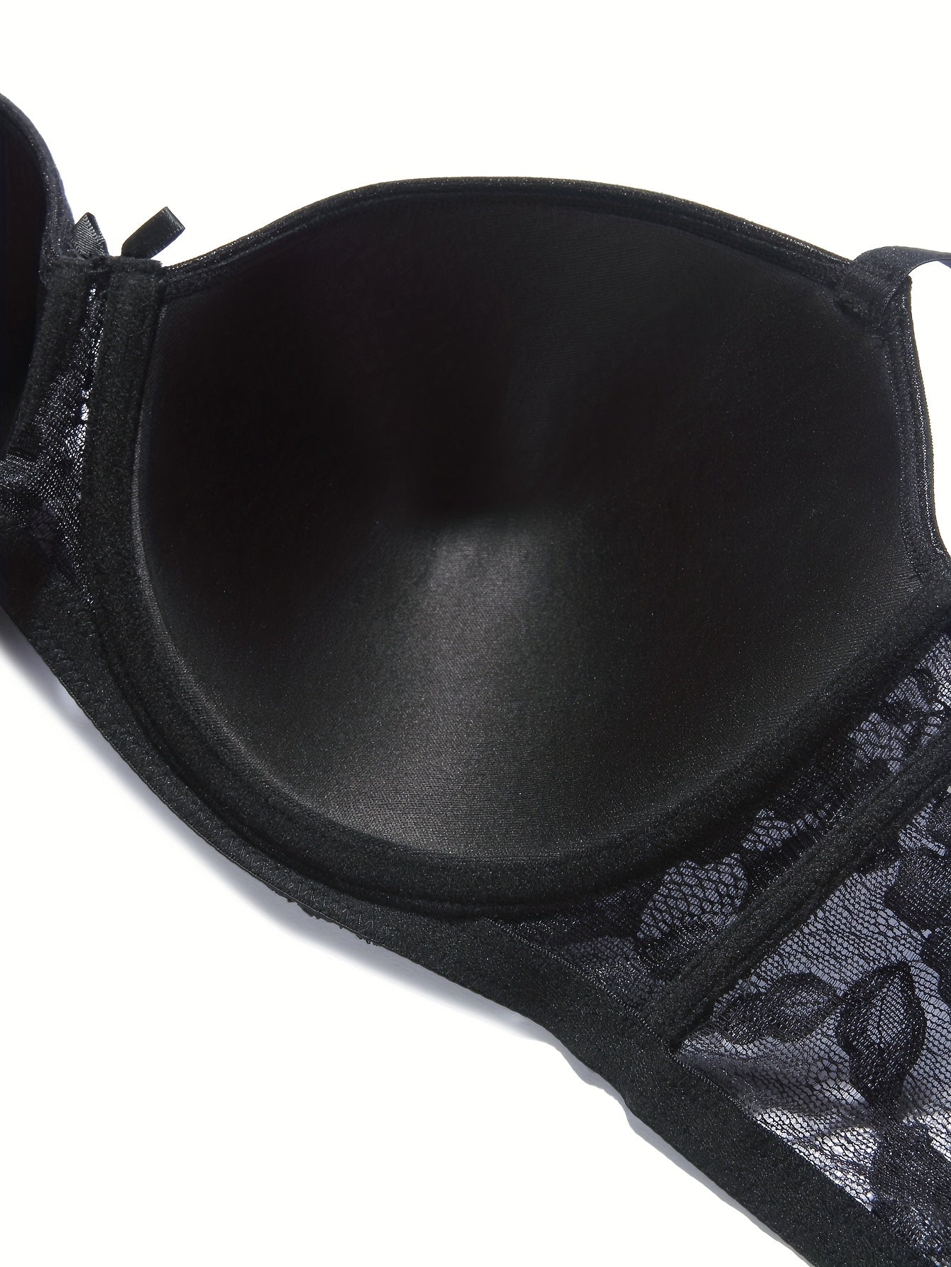 Floral Lace Push Up Padded Bra for Plus Size Women