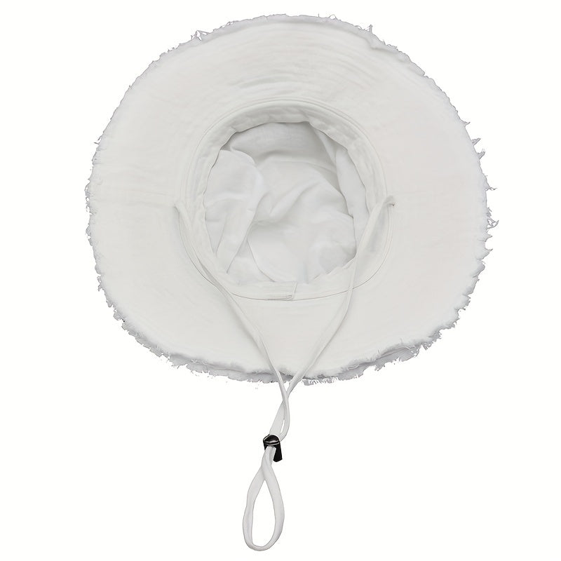 Men's Wide Brim Sun Hat Vintage Fishing Hat