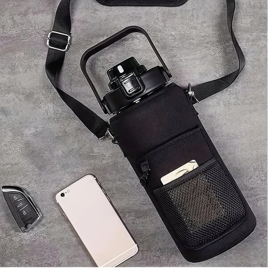 Water Bottle Holder w/ Shoulder Strap for 2000ml 64oz Bottle