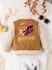 Baby Boys Outdoor Casual Jacket Baby Girls Baseball Coat Clothes