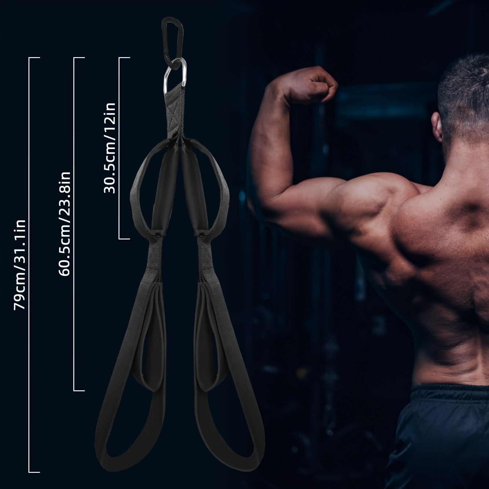 Triceps Training Rope Cable Attachment Gym Accessories