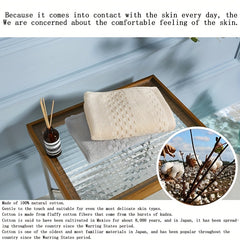 6pcs Fluffy Cotton Face Towel Absorbent Soft Bath Towel