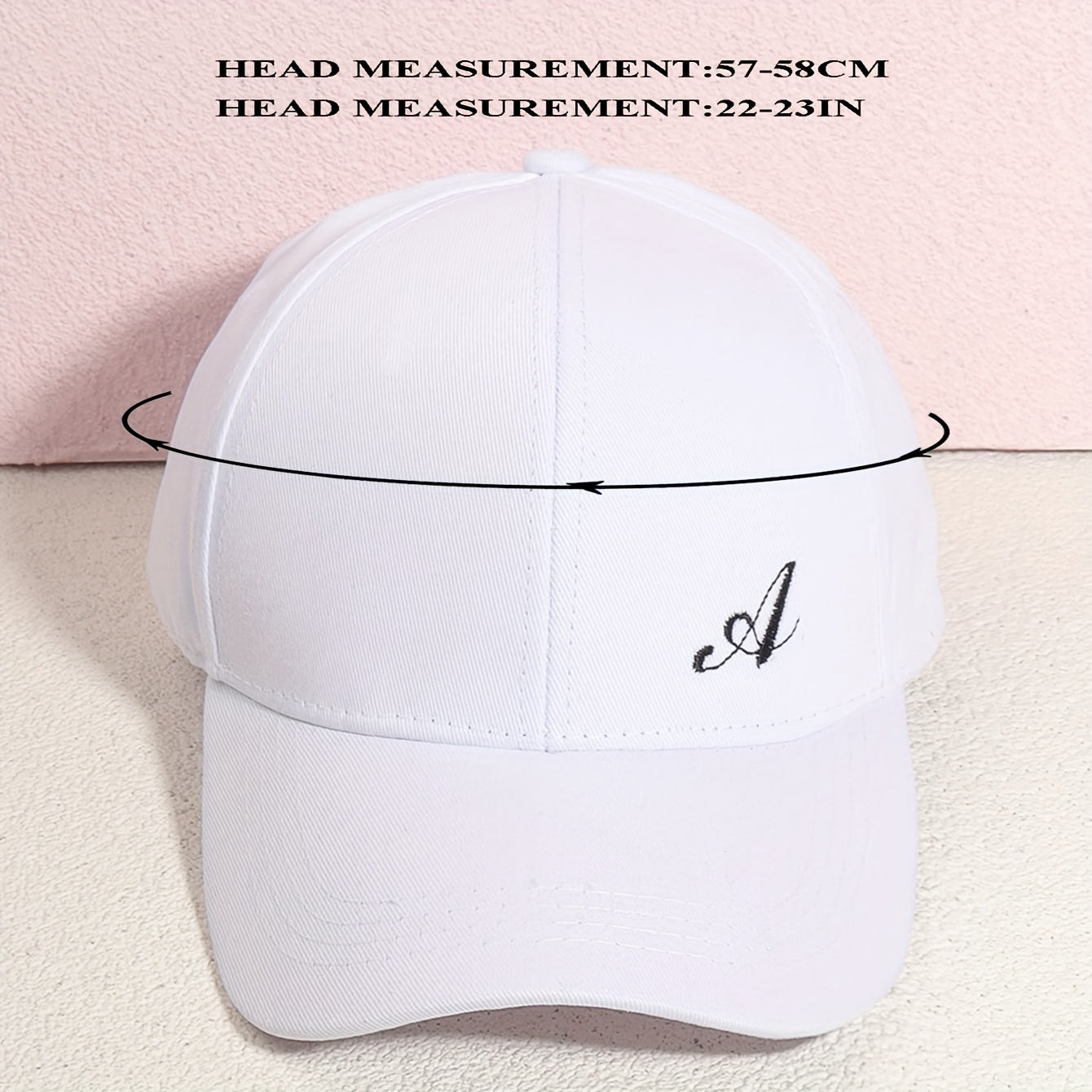 Embroidery Baseball Cap Unisex Solid Casual Sun Hat Adjustable Couple Dad Hats