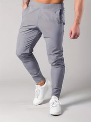 Men's Solid Thin Anti wrinkle Sports Pants