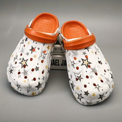Men's Star Clog Slippers Assorted Colors Casual Slippers