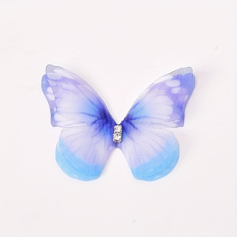 DIY Mixed Butterfly Tulle Accessories for Bouquet Jewelry Mat