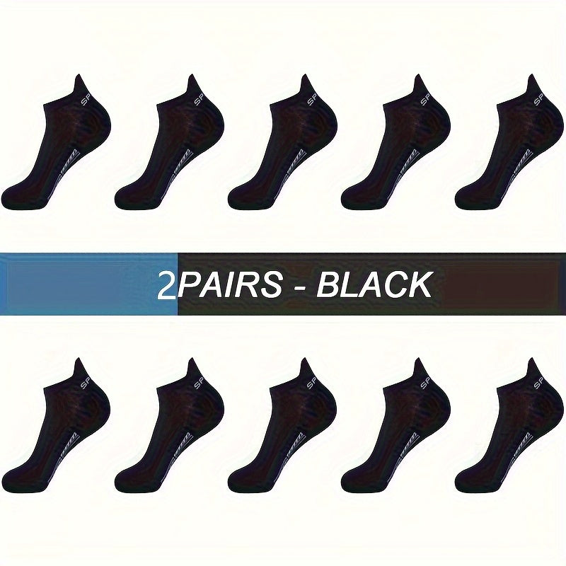 Men's Breathable Cotton Ankle Socks for Sports and Casual Wear