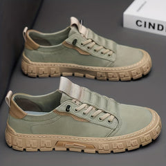 Men's Casual Lace-up Sneakers Comfortable Breathable Shoes