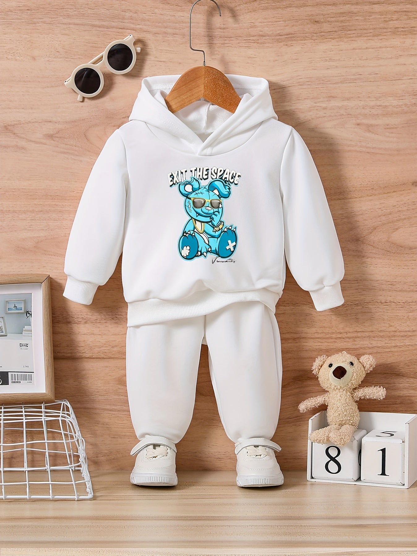 Baby Bear Series Casual Outfit Long Sleeve Set
