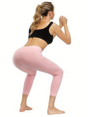 Women's High Waist Soft Yoga Pants with Pockets