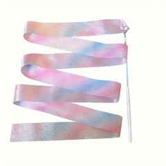 Sparkling Glitter Dance Ribbon for Rhythmic Art Gymnastics