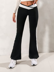 Flare Leg Pants Yoga Running Sports Bell Bottom Pants Women's Activewear