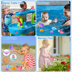 5pcs Baby Bath Toys Non Toxic for 1-3 Years Old Children Kids Gift