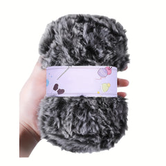 Faux Fur Yarn Thick Wool DIY Knitting Scarf Blanket Mink Velvet