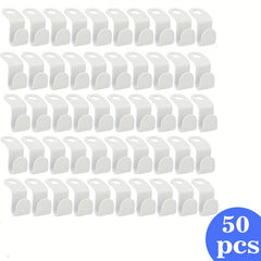 Plastic Clothes Hanger Hooks Heavy Duty Space Saving Organizer