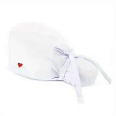 Solid Scrub Hats Ponytail Work Cap Casual Adjustable Nurse Hat Soft
