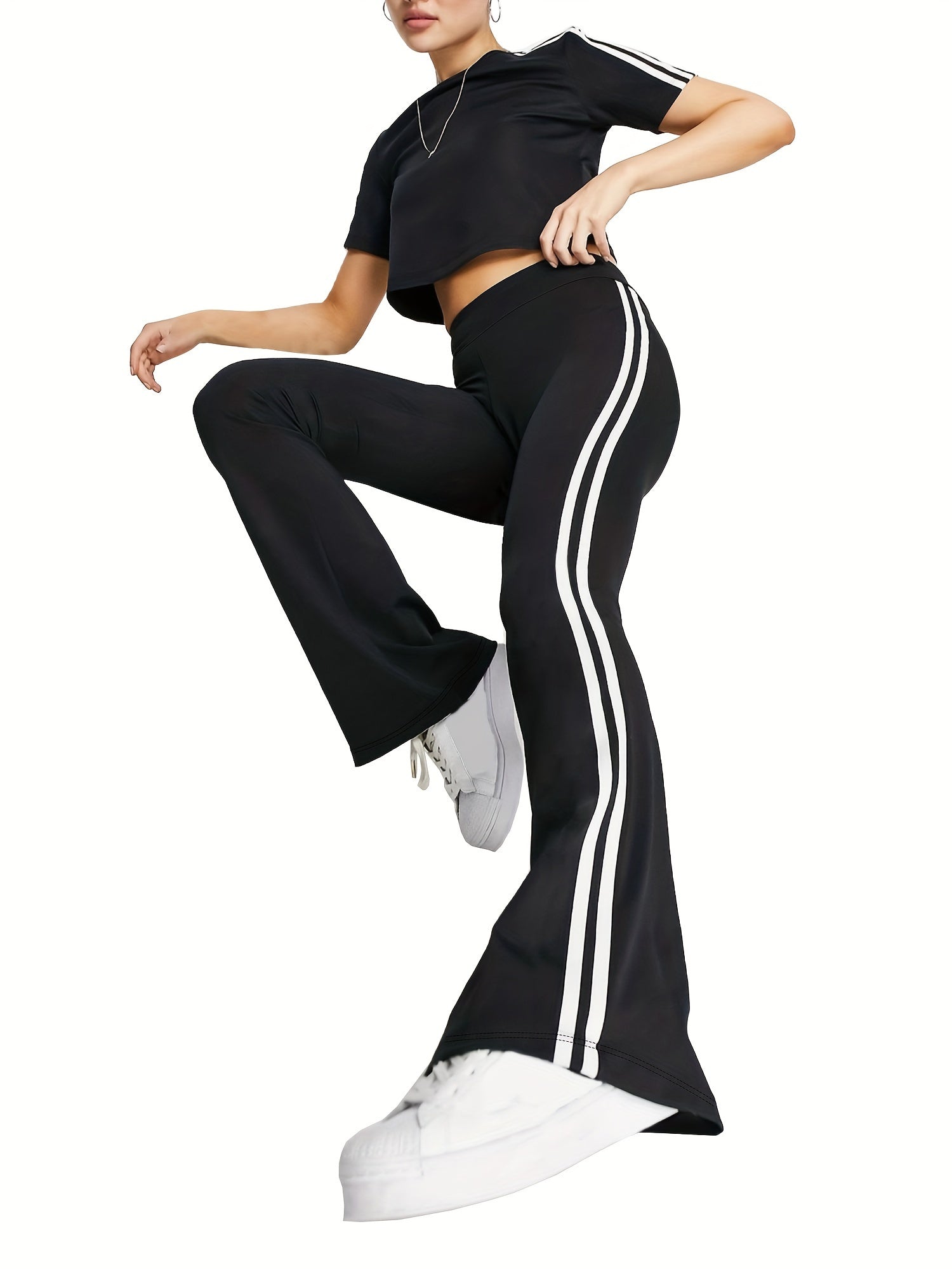 Yoga Flared Pants High Waist Fitness Workout Bell Bottom Pants