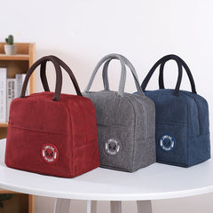 Insulated Lunch Bag Aluminum Foil Bento Bag Meal Bag Tote Bag