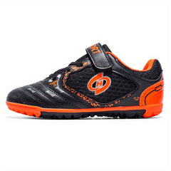 Boys Hook & Loop TF Soccer Cleats Comfortable Sport Shoes Kids Children