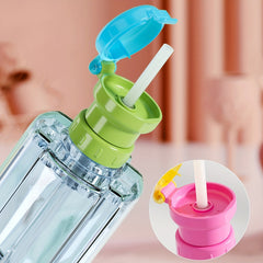 Anti Spill Anti Choke Water Bottle Cap Portable Straw