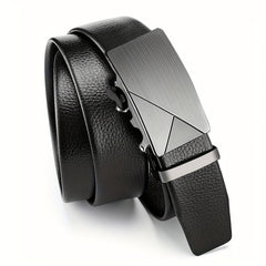 Men's Leather Belt Auto Buckle Business Casual Pants Belt