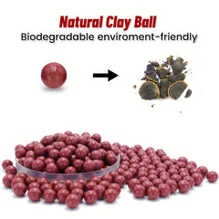 Biodegradable Clay Ball Mud Beads 100-500pcs