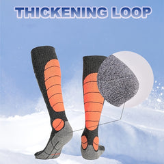 1pair Thermal Socks for Skiing Hiking Snowboarding Climbing
