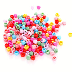 100pcs Colorful Hair Braids Beads Headwear Hair Claw Clips