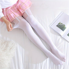 High Waist Elastic Footed Pantyhose Women's Stockings & Hosiery