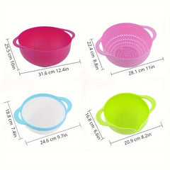 8pcs Stackable Camping Bowls Set - Outdoor Tableware