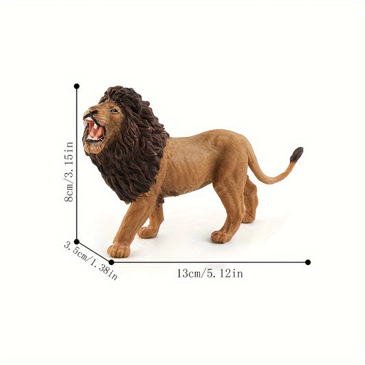 Realistic Lion Model Animal Model Toys Desktop Display Garden Display