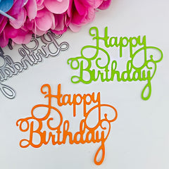 1pc DIY Happy Birthday Die Cuts Metal Cutting Dies Scrapbooking Paper Craft Moul