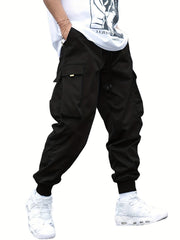 Classic Cargo Pants Men's Drawstring Loose Joggers