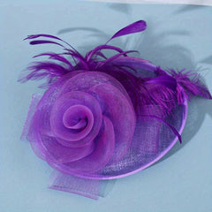 Feathers Fascinators Hat With Hair Clip for Tea Party Wedding