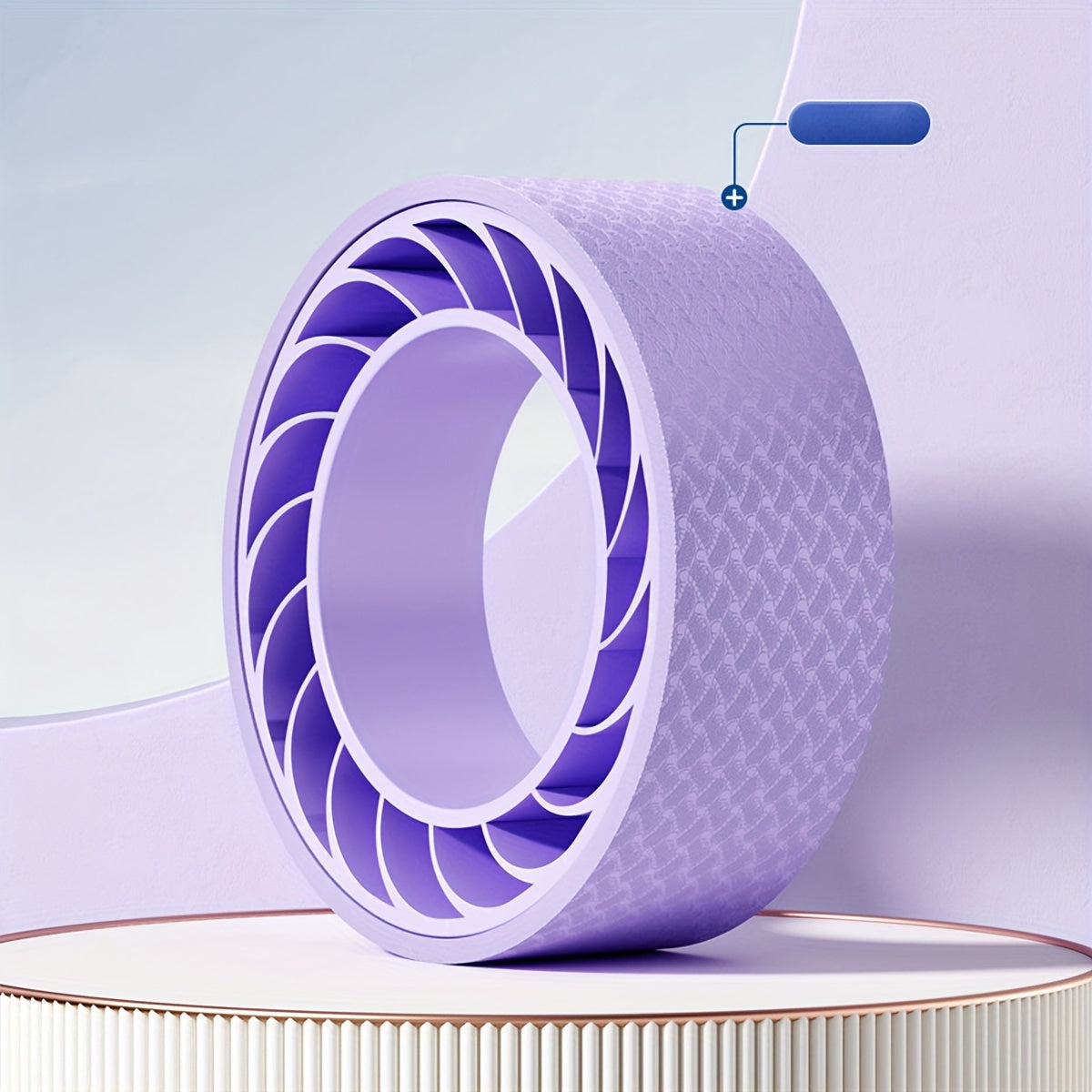 Solid Yoga Massage Wheel Non-slip Single Double Layers Yoga Wheel Pilates