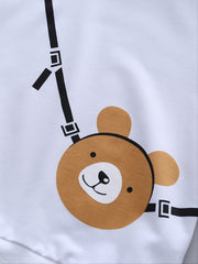 Boys Bear Printed Long Sleeve Set
